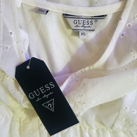 xS Guess white mess sun/day dress - Picture 4 of 6